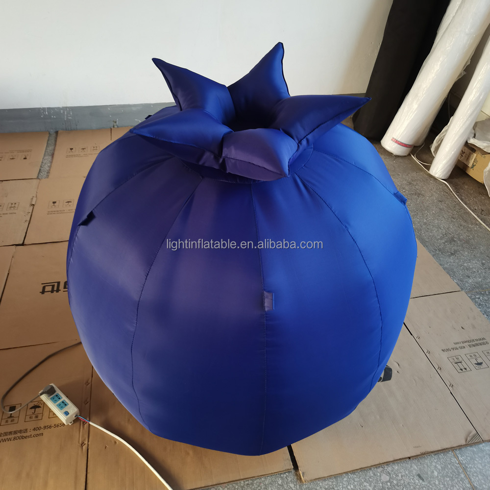 Light inflatable fruit Advertising blueberry giant inflatable blueberry H130