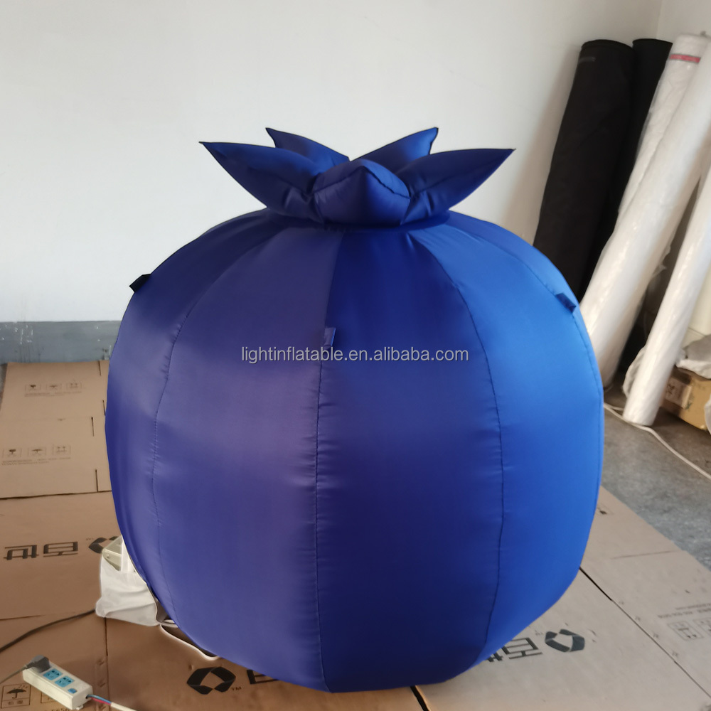 Light inflatable fruit Advertising blueberry giant inflatable blueberry H130