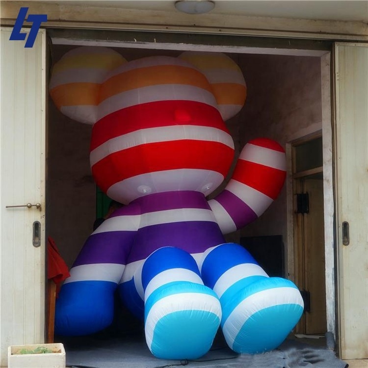 Light Cartoon bear inflatable Attractive inflatable bears Giant decorative inflatable bear H251