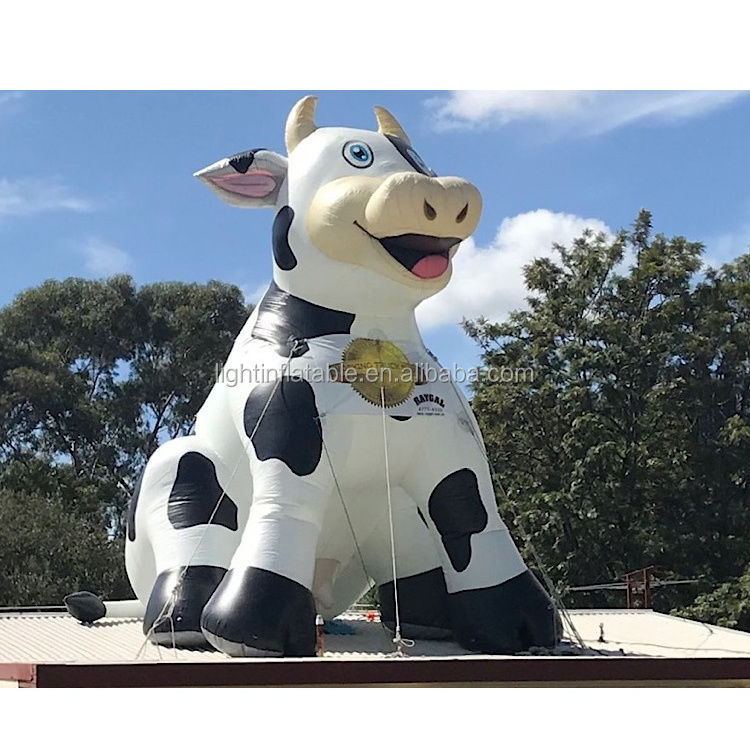 Outdoor Event Party Giant Inflatable Cow Customized Cool Cow Inflatable For Event L131