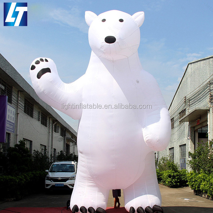 Light Cartoon blow up bear costume Giant inflatable polar bears Giant costume bear H779