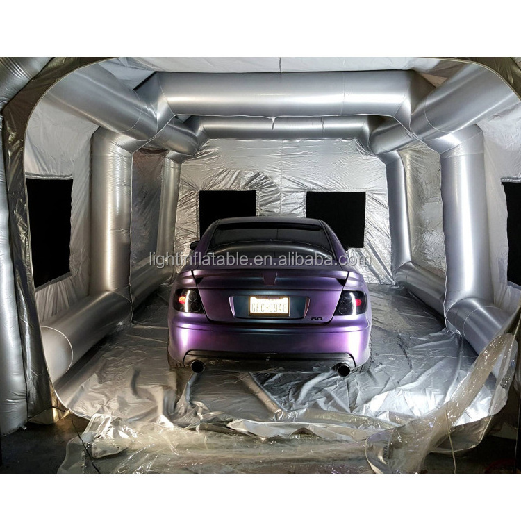 Giant Factory Custom Sprayer Booth Inflatable Car Cover Workshop Waterproof