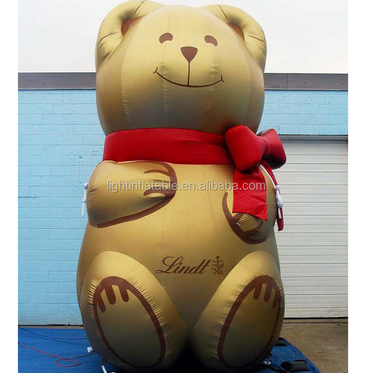 Light Cartoon bear inflatable Attractive inflatable bears Giant decorative inflatable bear H251