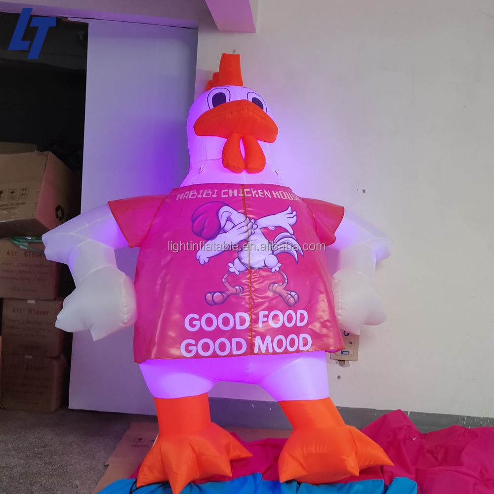 High quality led light giant Thanksgiving turkey decoration inflatable