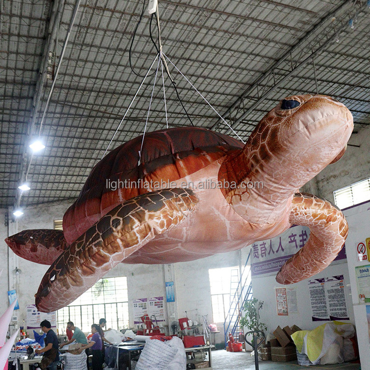 Light Advertising inflated turtle costume Giant ocean animal decoration Inflatable turtles H963