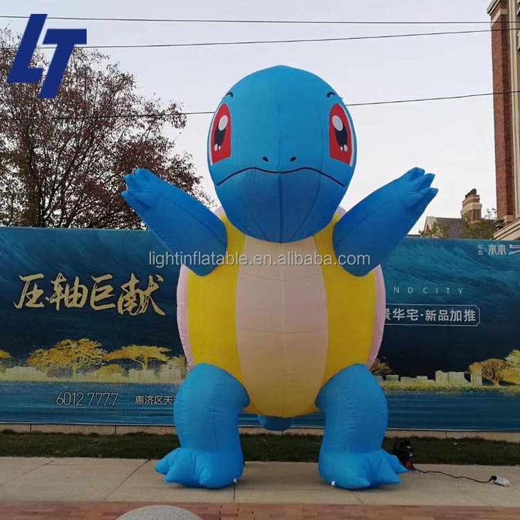 Portable led light large giant turtle inflatable balloon costume for advertising