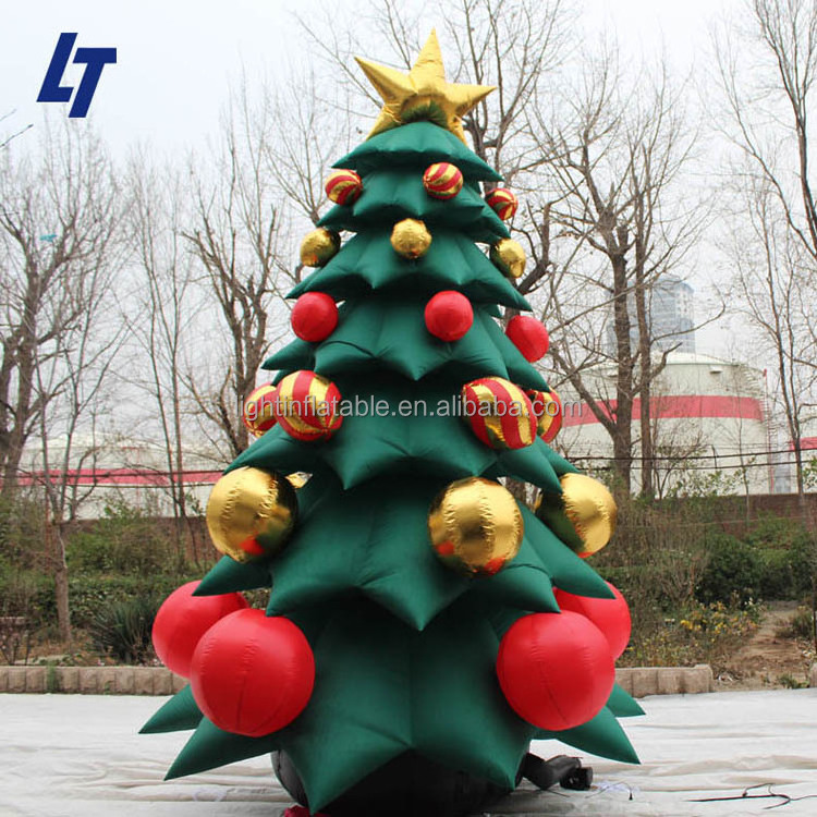 Light Christmas outdoor inflatable Inflatable Santa Giant inflatable event H262