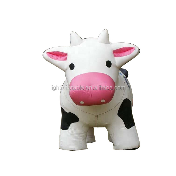 Light Attractive dairy cattle cartoon Giant inflatable adornment Inflatable advertising H518