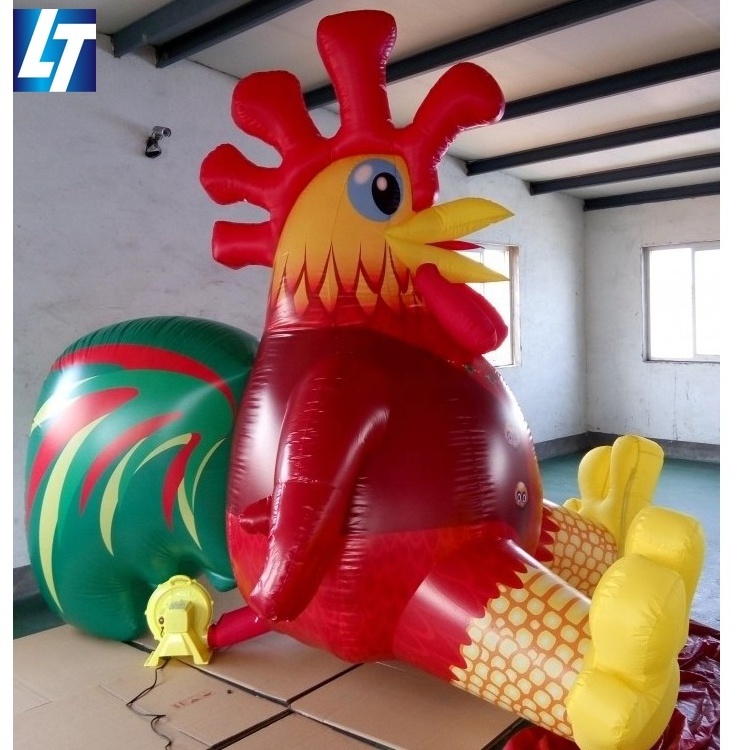 Giant fighting customized inflatable cock rooster costumes for Halloween