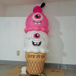 Light Durable inflated ice cream Restaurant blow up inflated balloon  H913 Ice cream inflatable