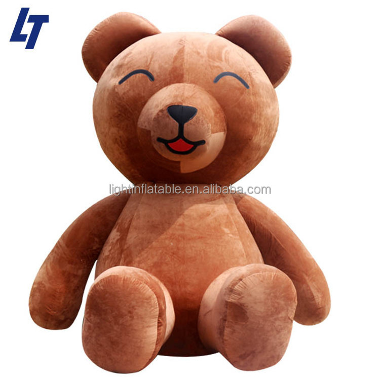 Light Cartoon bear inflatable Attractive inflatable bears Giant decorative inflatable bear H251