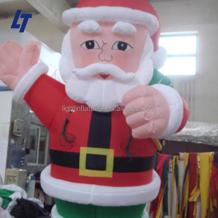 Light Holiday inflatable Christmas outdoor inflatable costume Giant Santa Claus H753