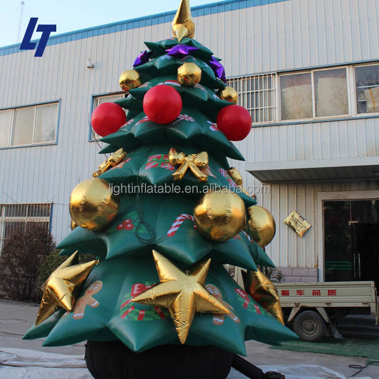 Light Christmas outdoor inflatable Inflatable Santa Giant inflatable event H262