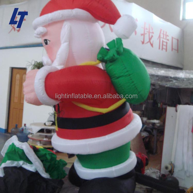 Light Holiday inflatable Christmas outdoor inflatable costume Giant Santa Claus H753