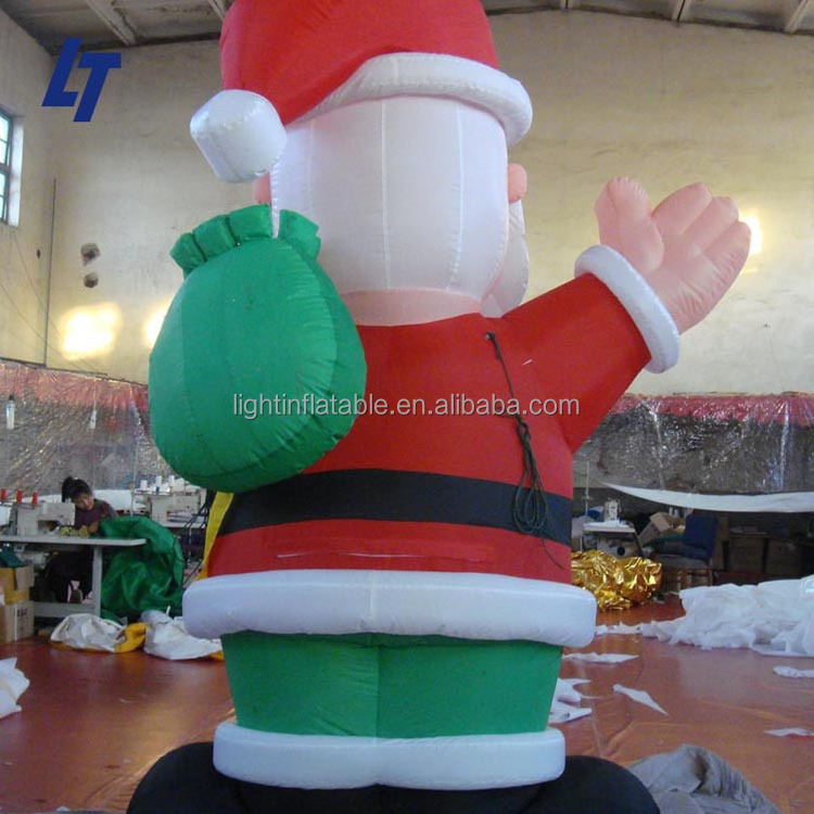 Light Holiday inflatable Christmas outdoor inflatable costume Giant Santa Claus H753