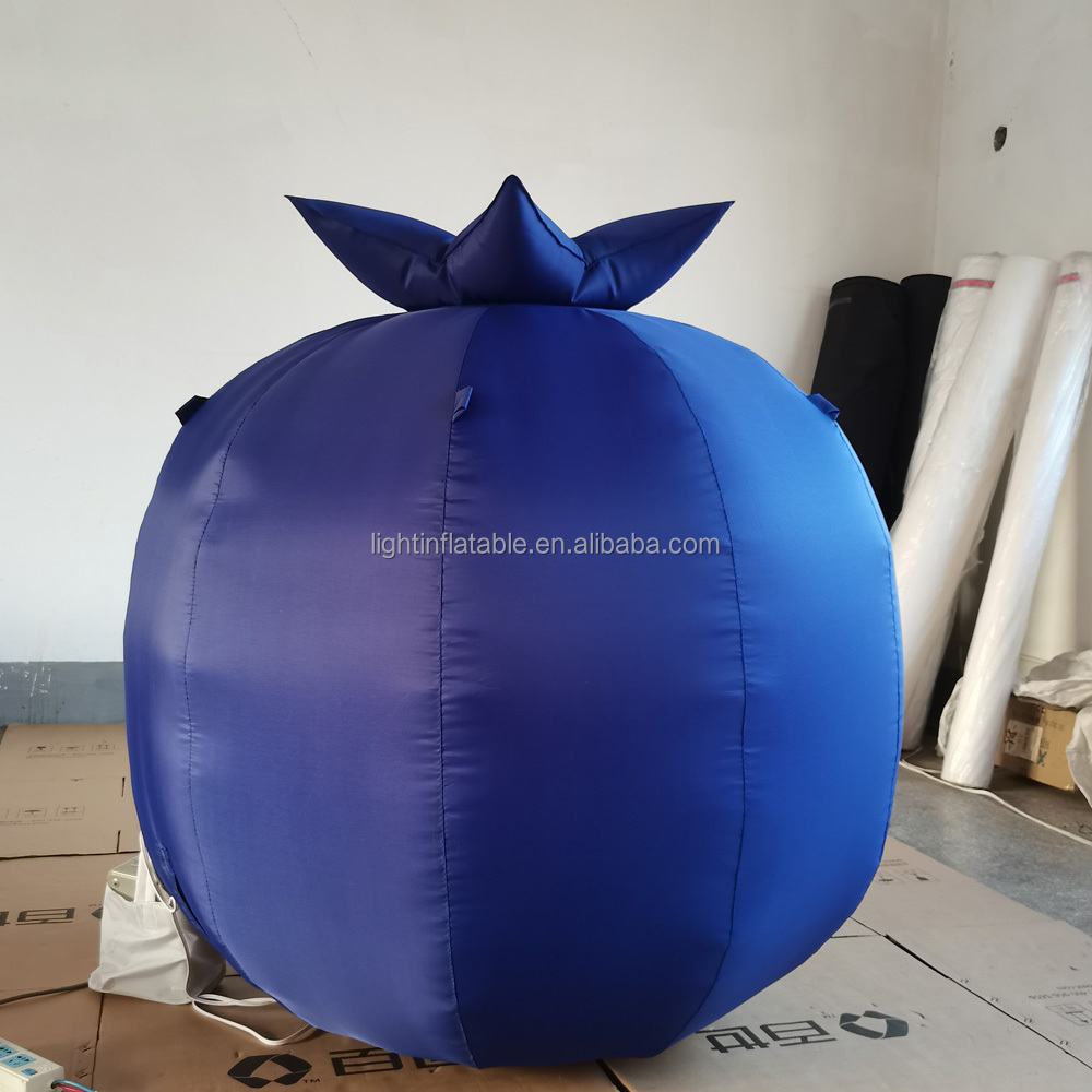 Light inflatable fruit Advertising blueberry giant inflatable blueberry H130