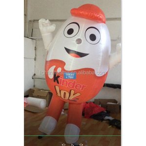 2m Funny Inflatable Animal Costume Customized Walking Egg Costume Inflatable Model