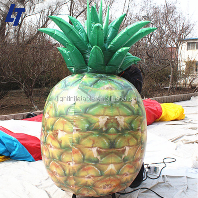 High quality led light giant inflatable pineapple costume for advertising