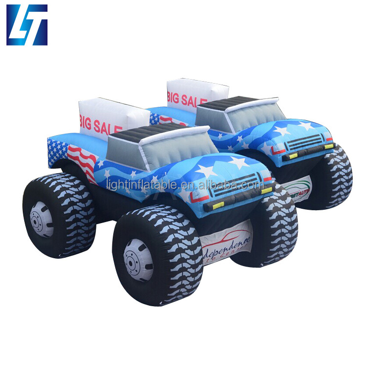 Giant decoration inflatable monster truck for advertising