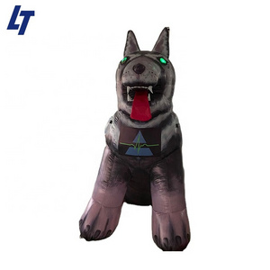 Giant wolf inflatable werewolf mascot for advertising event