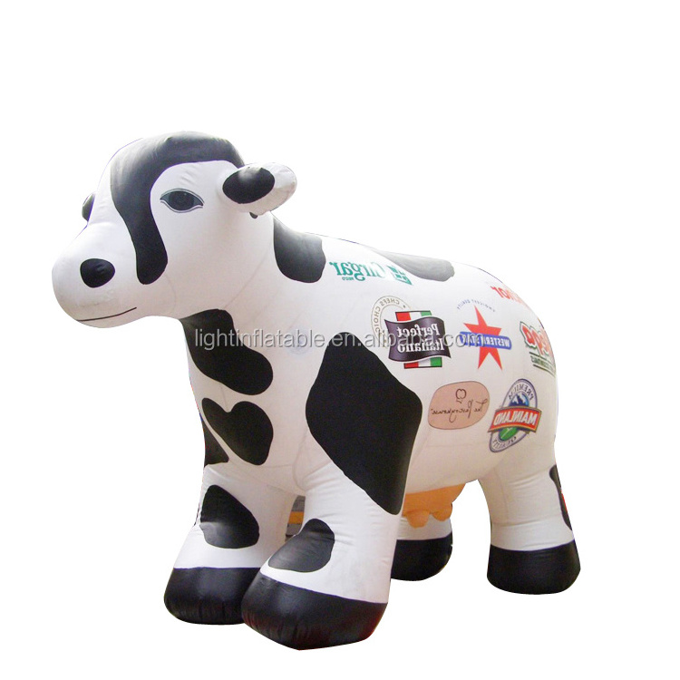 Light Attractive dairy cattle cartoon Giant inflatable adornment Inflatable advertising H518