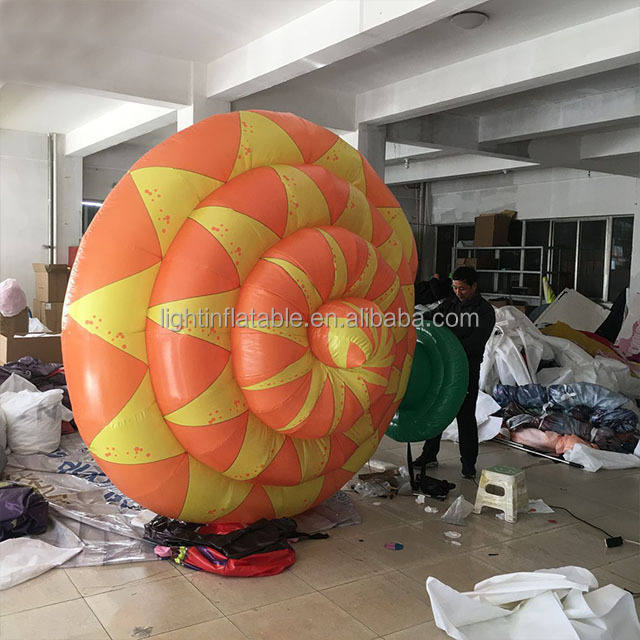 Light Snail balloon costume Blow up inflated snails Outdoor decorative inflatable  H873