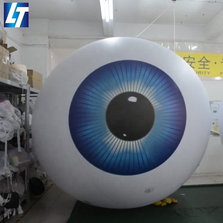 Hanging event advertising inflatable eyeball costume for decoration