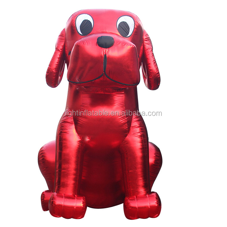 High quality giant led light sexy inflatable wolf mascot costume for advertising