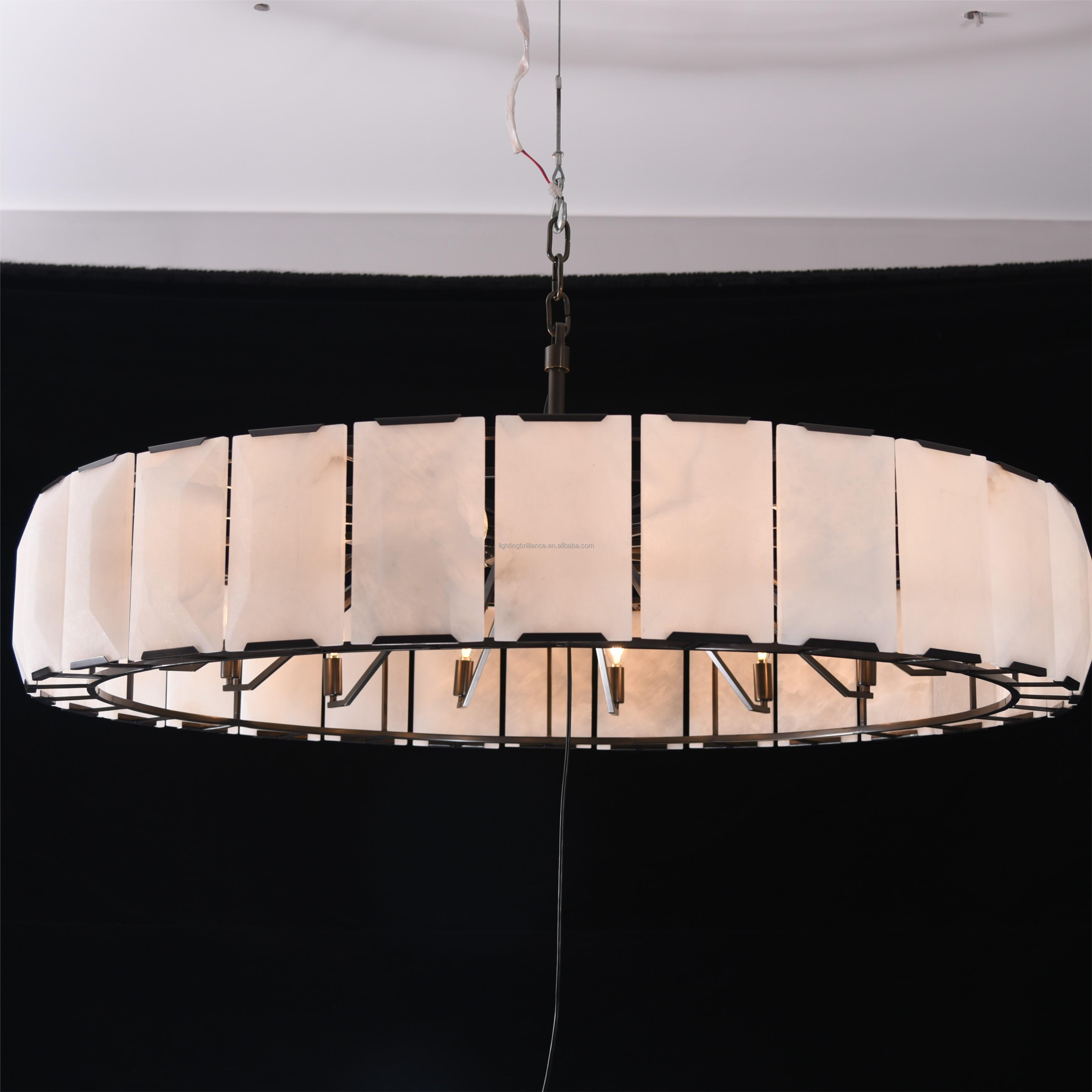 Vintage farmhouse alabaster black chandelier lighting fixtures for dinning room