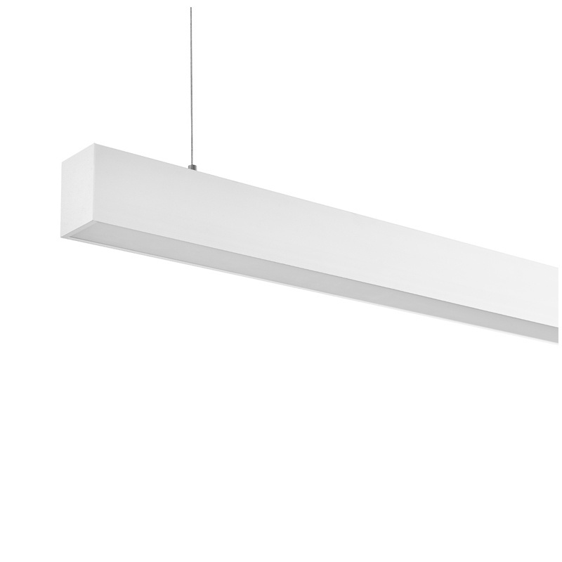 Low Price Cold White Light Aluminum Profile LED Pendant Lighting With Microprismatic Cover