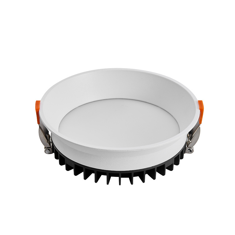 Anti-glare downlight led trimless downlight 12w downlights led recessed down lights