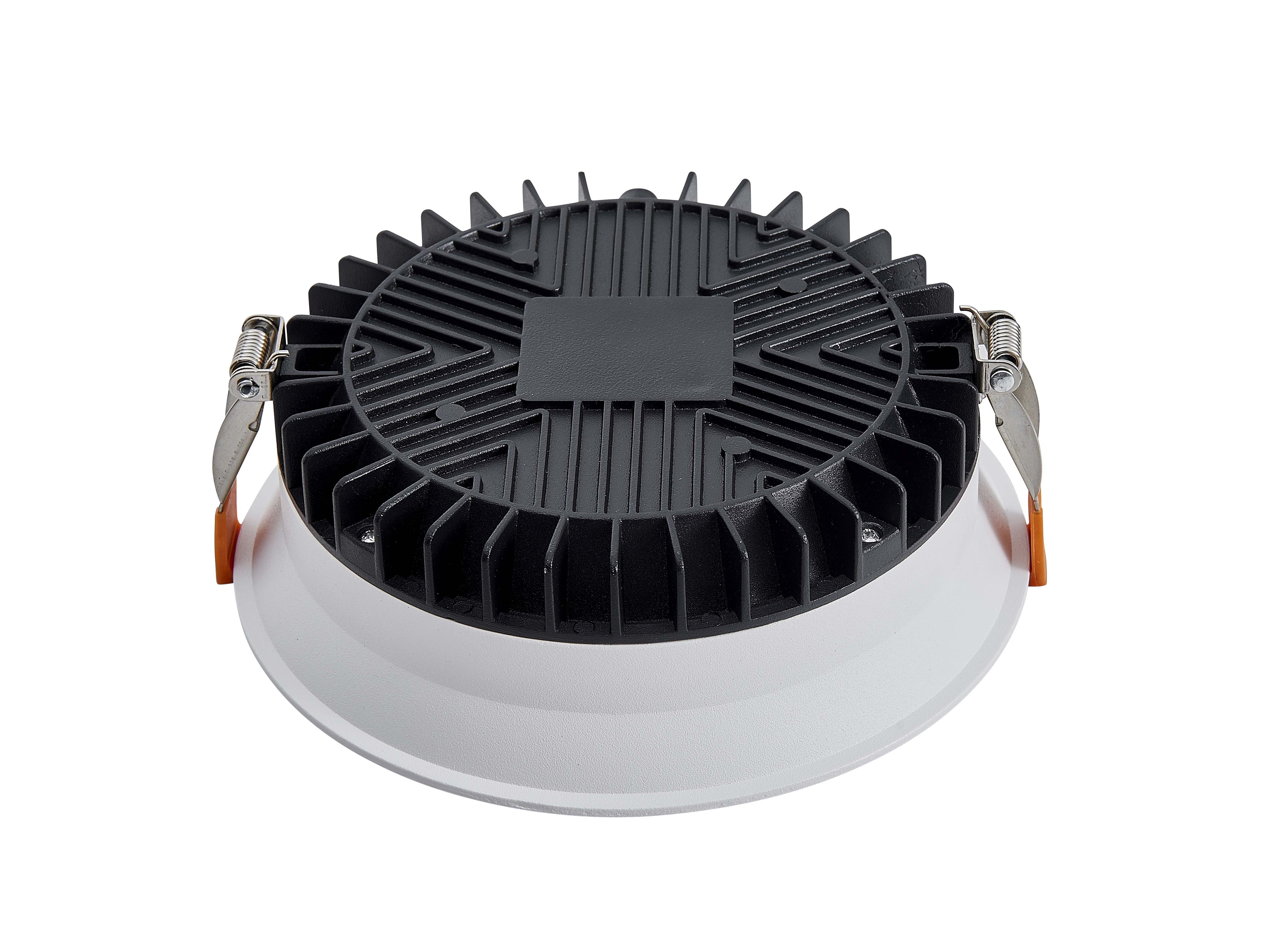 Anti-glare downlight led trimless downlight 12w downlights led recessed down lights