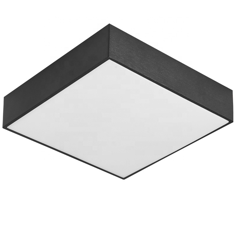 18W black square cct changeable led panel light led ceiling lamp