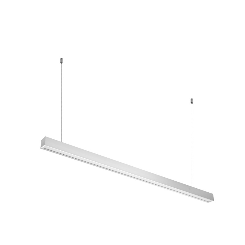 Changeable Color Linear Pendant Light Modern Linear Led Ceiling Lights PC Led Slim Light