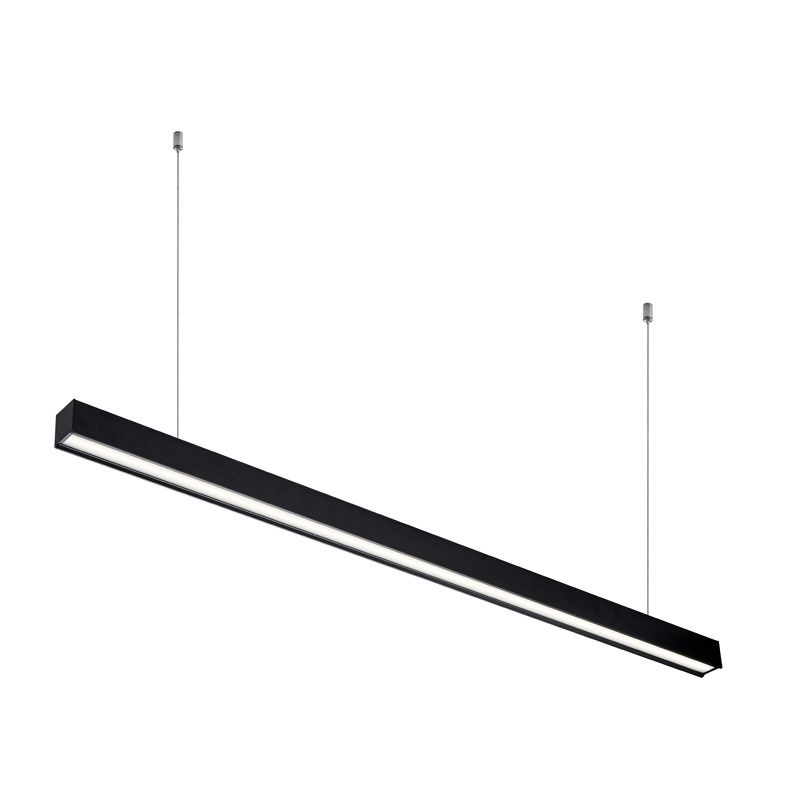 Changeable Color Linear Pendant Light Modern Linear Led Ceiling Lights PC Led Slim Light