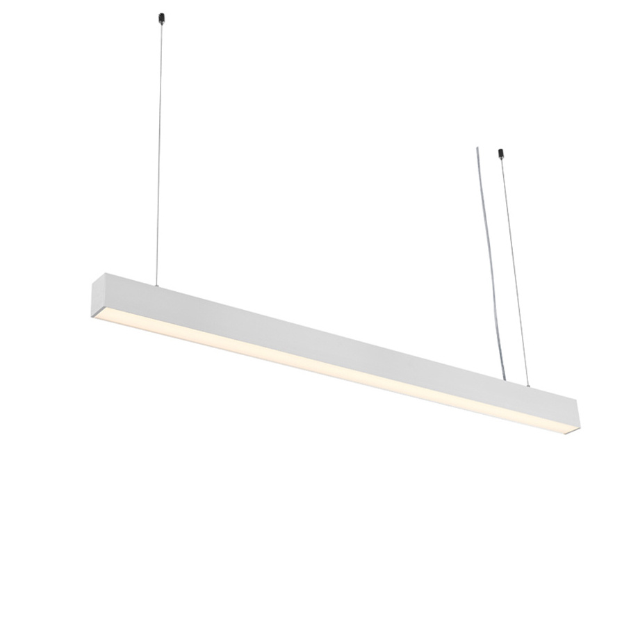 Minimalist Modern Chandelier Linear Light Recessed Hotel Light Fixture Suspended Office Linear Light