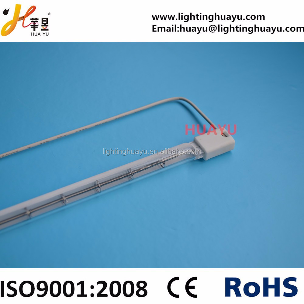 IR heat infrared emitter clear infrared twin  halogen lamp R7S for Sauna Room