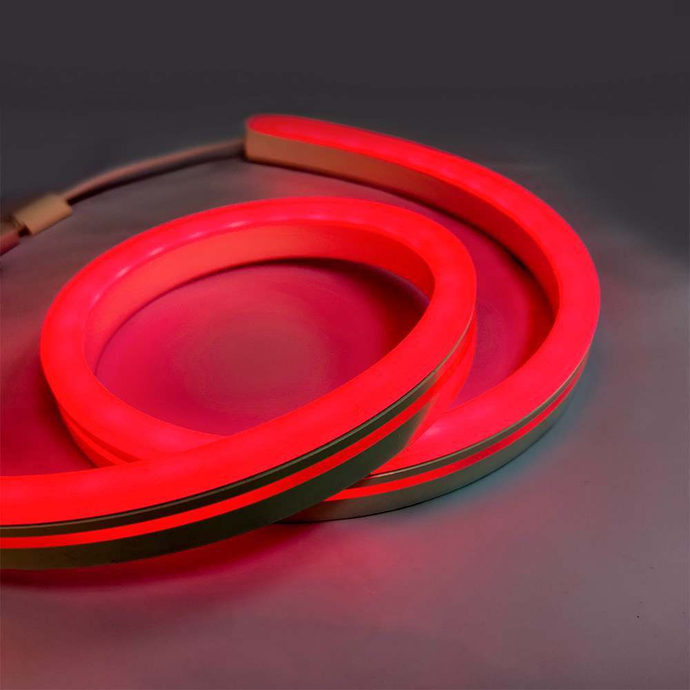 custom led rope light neon flex 0917 neon 3 sides view lighting  flexible silicone tube for led neon lights