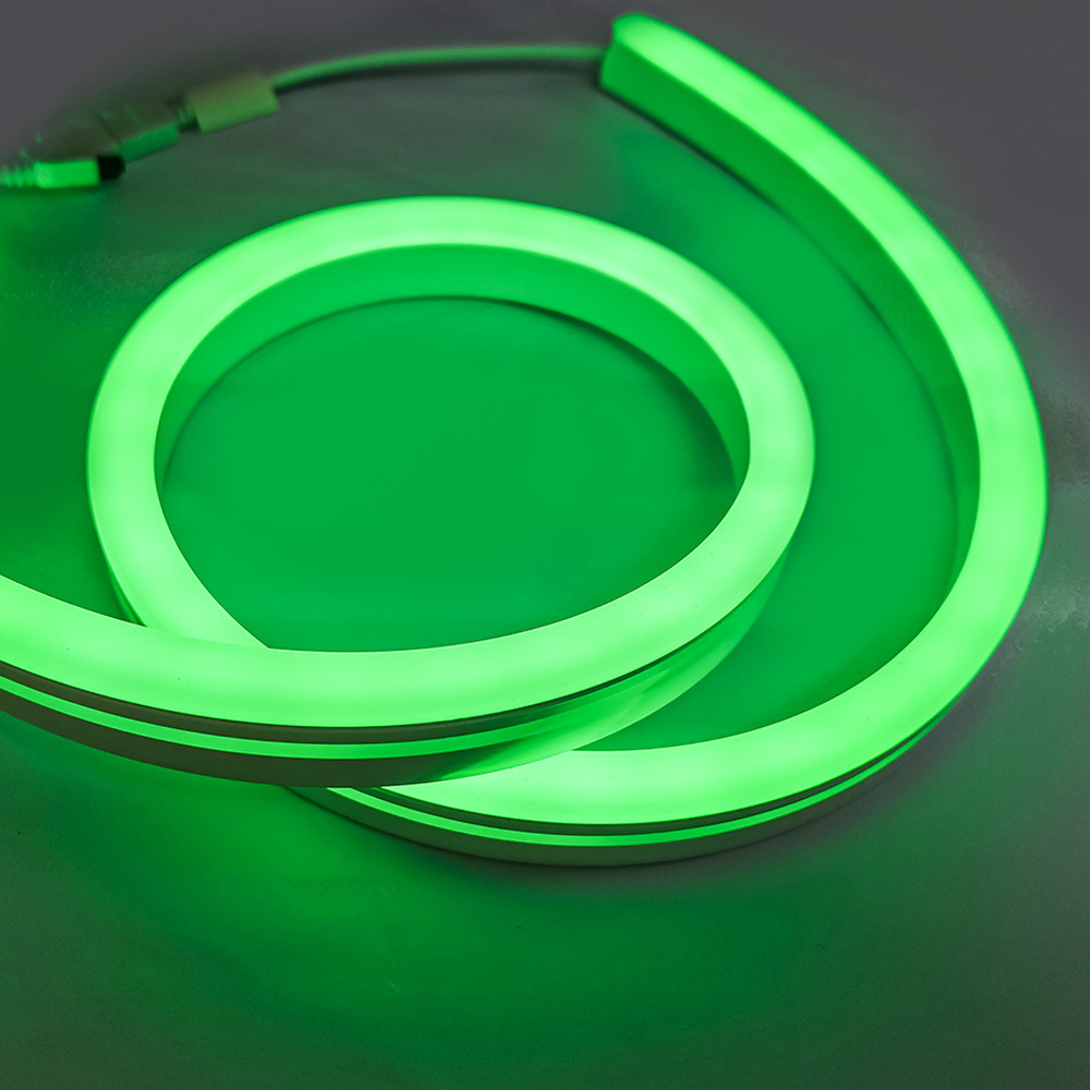 custom led rope light neon flex 0917 neon 3 sides view lighting  flexible silicone tube for led neon lights