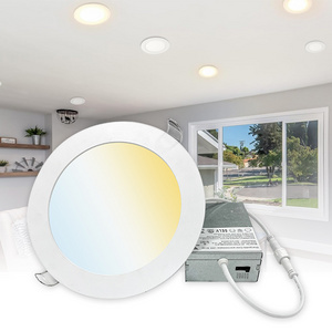 America Standard Ultra Thin Integrated Housing Downlight Shopping Mall Restaurant Office 6 12 W LED Panel Light