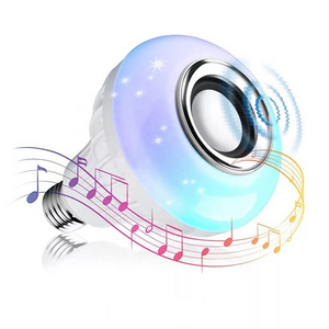 Home decor luxury luz de color inteligente Bluetooth WIFI bombilla de music