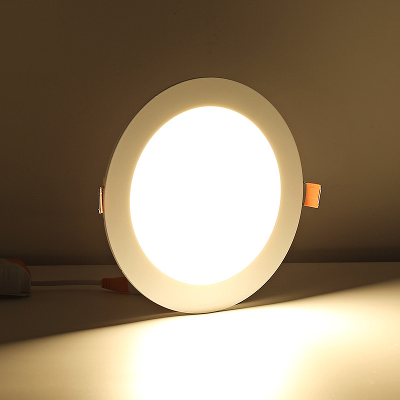 4inch 6 Inch Ultra-Thin LED Recessed Ceiling Light with Junction Box 4000K Cool White 12W Dimmable  Downlight