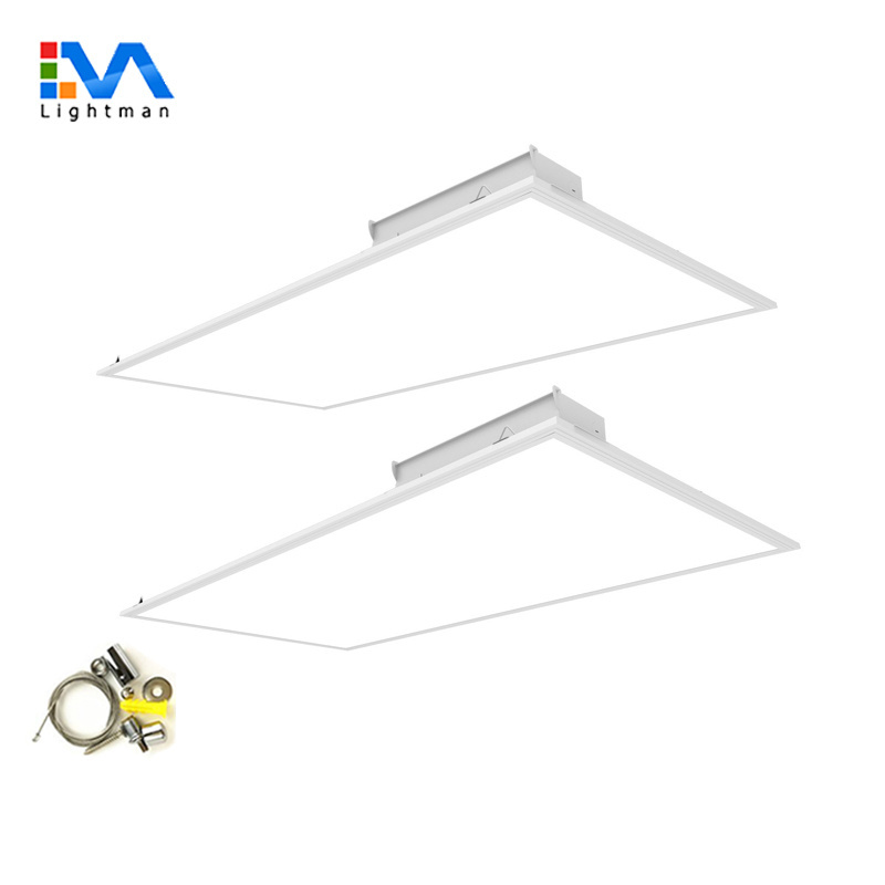 2ftx4ft dlc led troffer fixtures dimming 50W 40W 2x4 led flat panel light 600x1200