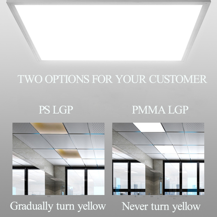 Office Lighting Flat fixture Square 36W Ceiling  Recessed 60x60cm Ultrathin Led Panel Light