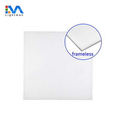 Indoor 40w 600x600 60x60 led light panel trimless flat surface mounted frameless led panel light