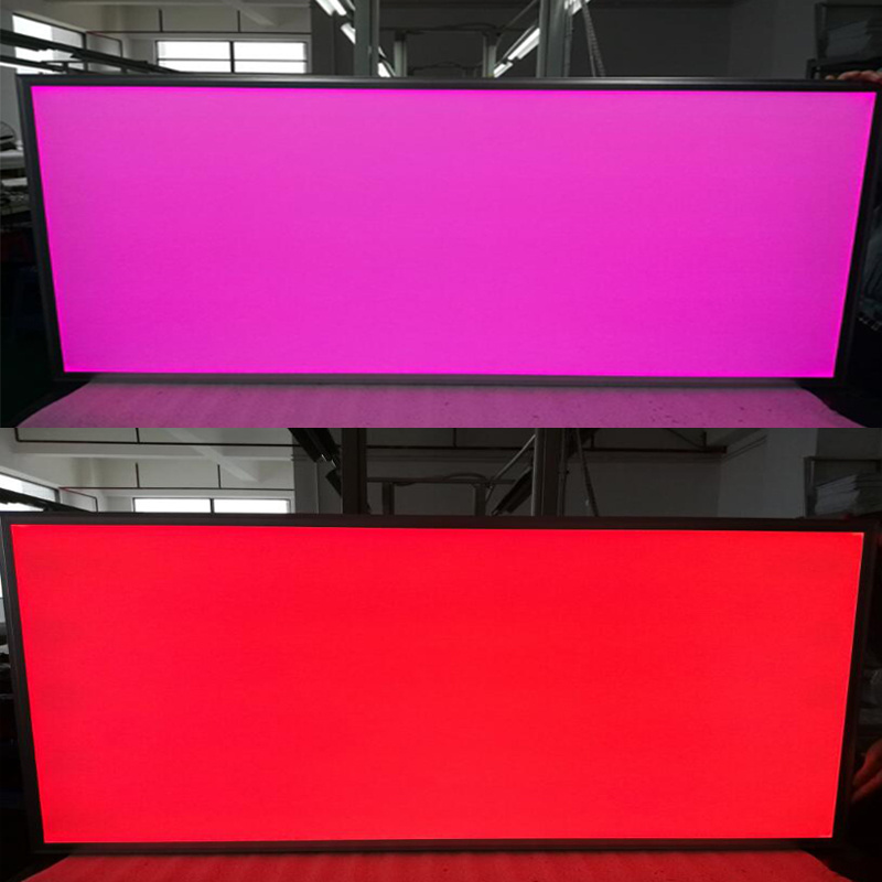 600x1200mm 1200X600 60120 120X60  60X120 smd5050 panel light 2X4 RGBWW RGB CCT rgbw&rgb led panel