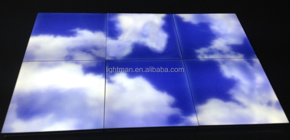 Real 3D Vision Blue sky LED panel Artificial Skylight panel light