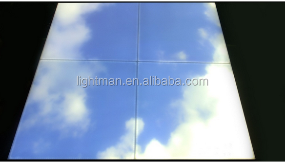 40w 60x60 Recessed Dimmable Led Sky and Cloud Led Ceiling Panel Light