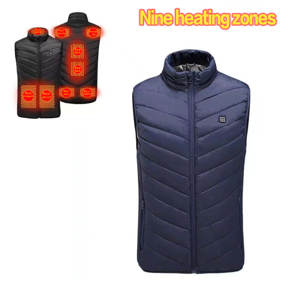 Electric Vest for Men Women Zipper Puffer Usb Rechargeable Battery Powered Winter Thermal Custom Sleeveless Smart Heated Vest