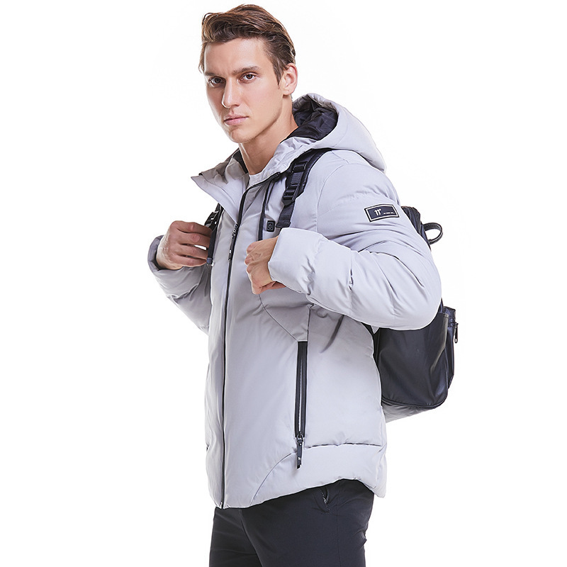 Heated Jacket Winter Outdoor Sports Water Resistant Rechargeable Battery Light Weight Adjustable Warm Heated Jacket Apparel